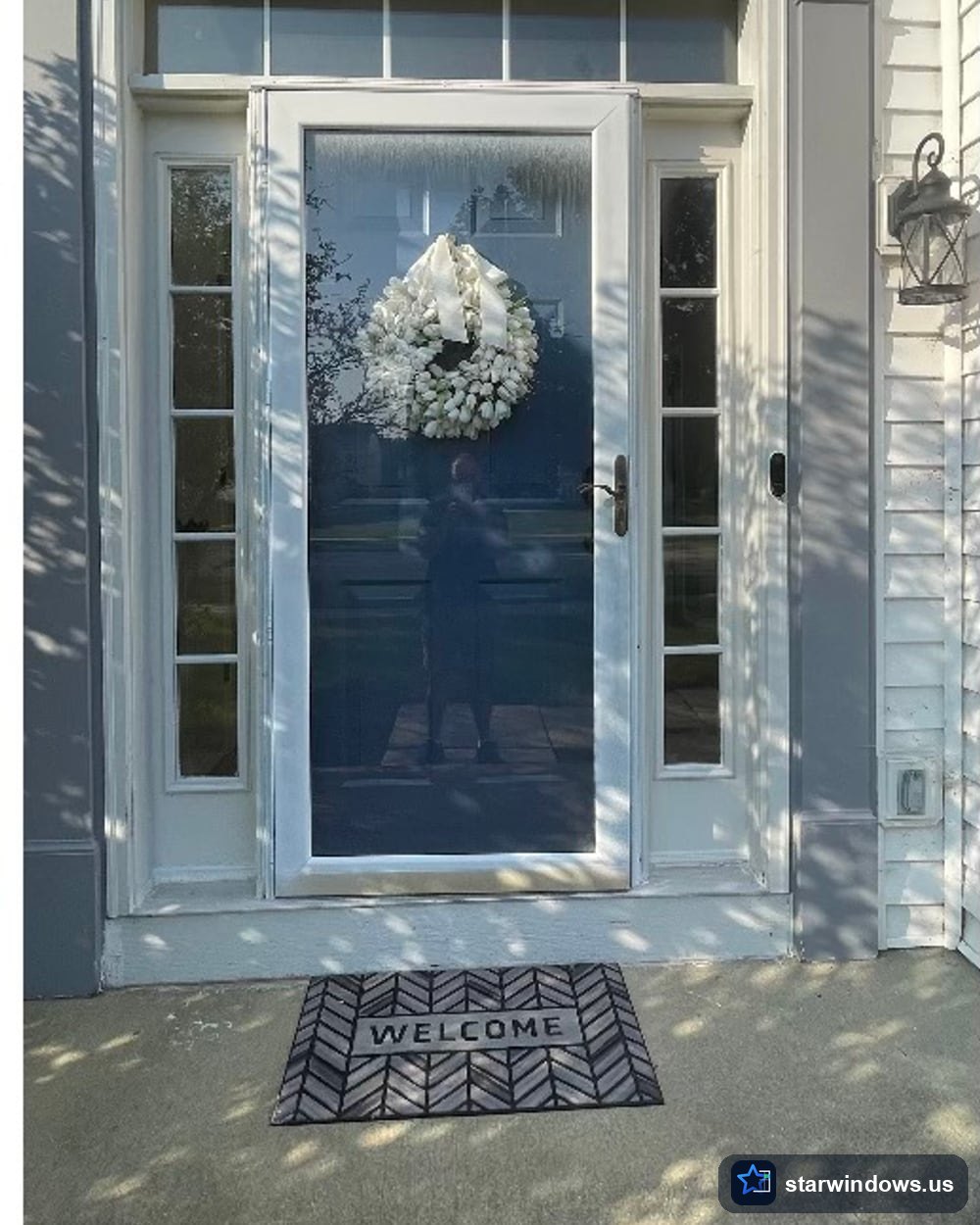 Before - Entry door transformation